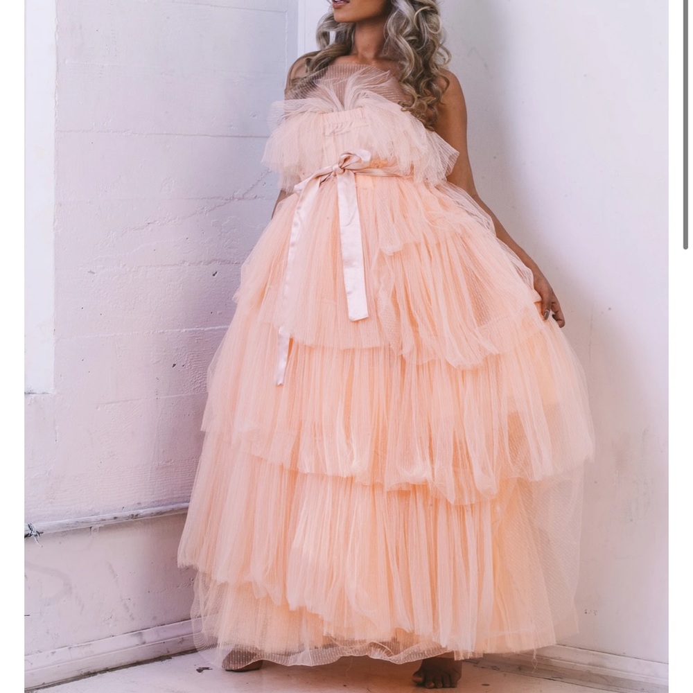 Ruffled Up Tulle Dress